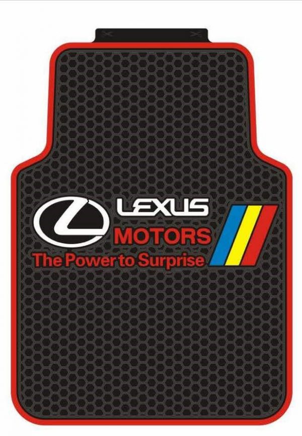 Lexus branded luxury car mat