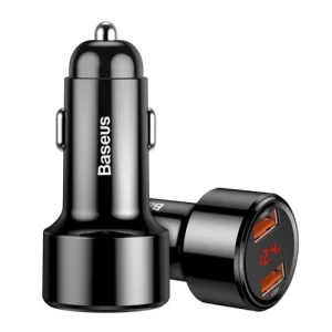 Baseus Car Charger with Dual USB Quick Charge