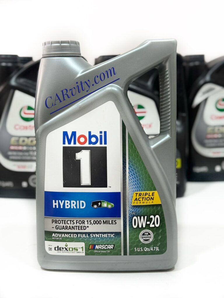 Mobil 1 0w-20 Hybrid (Advanced Full Synthetic Motor Oil) 5Quarts (4.73Ltrs)