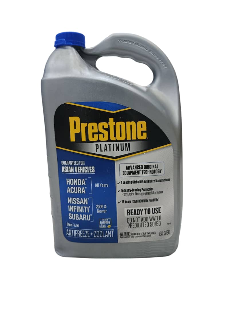 Prestone Platinum Asian Blue Antifreeze & Coolant Prediluted 50/50